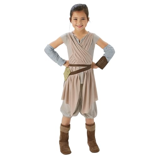 Rubie's offizielles Star Wars Rey Deluxe, Beige, M von Rubie's