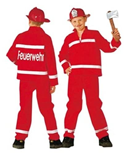 Rubies 1 2442 128 - Feuerwehrmann 2-teilig Größe 128 von Rubies