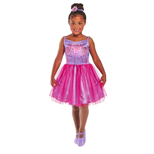 Rubies 1001108S000 Klassische Barbie Ballerina Kinderkostüm, Multi, 7-8 Jahre von Rubies