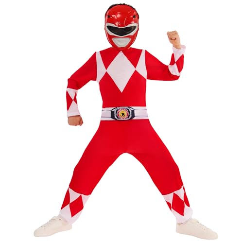 Rubies 1001408S000 Mighty Morphin Red Ranger Power Kinderkostüm, Größe 7-8 Rubies 1001408S000 Mighty Morphin Red Ranger Power Kinderkostüm, Größe 7-8 von Rubie's