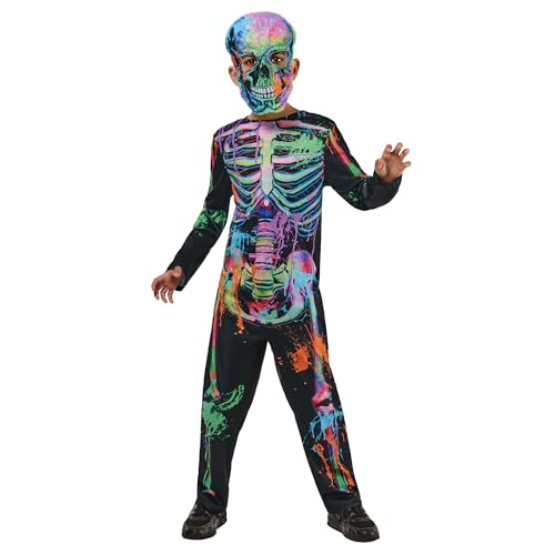 Rubie's 1001437XXS000 Bonesky Graffiti Skeleton Kinderkostüm, Jungen, Mehrfarbig, 3–4 Jahre Rubie's 1001437XXS000 Bonesky Graffiti Skeleton Kinderkostüm, Jungen, Mehrfarbig, 3–4 Jahre von Rubie's