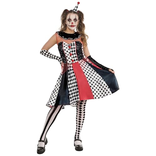 Rubie's 1001699XS000 Monochromes Clown-Kleid für Erwachsene, Damen, Mehrfarbig, 6–8 Rubie's 1001699XS000 Monochromes Clown-Kleid für Erwachsene, Damen, Mehrfarbig, 6–8 von Rubie's