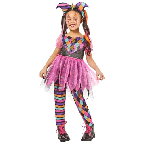 Rubies 1001712XXS000 Harlekin-Mädchen-Kostüm für Kinder, mehrfarbig Rubies 1001712XXS000 Harlekin-Mädchen-Kostüm für Kinder, mehrfarbig von Rubies