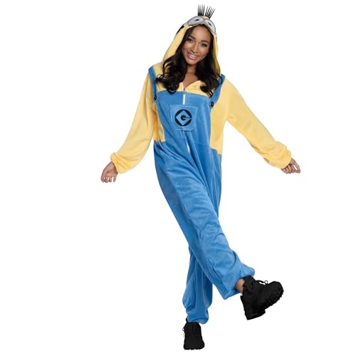 Rubies 1001772S-M000 Minon Erwachsene Onesie Minion Fasching, Mehrfarbig, S-M Rubies 1001772S-M000 Minon Erwachsene Onesie Minion Fasching, Mehrfarbig, S-M von Rubie's