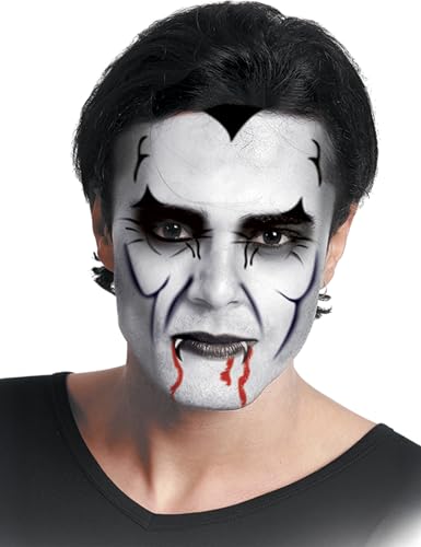 Rubies 156338 Make-up, Weiß und Schwarz + 2 Stifte Rot und Schwarz von Rubies Costume Co