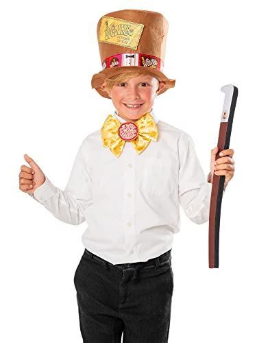 Rubies 31715NS Willy Wonka Kind Zubehör Set Jungen Mädchen Mehrfarbig Halloween Halloween von Rubie's