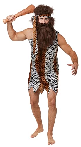 Rubies 55030_OS Caveman Kostüme in Erwachsenengröße, mens, Braun, Einheitsgre von Rubies