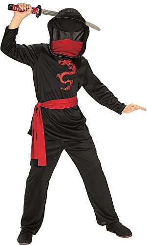 Rubies 881121-M Kinderkostüm Ninja ohne Gesicht, Größe M (5-7 Jahre) von Rubies