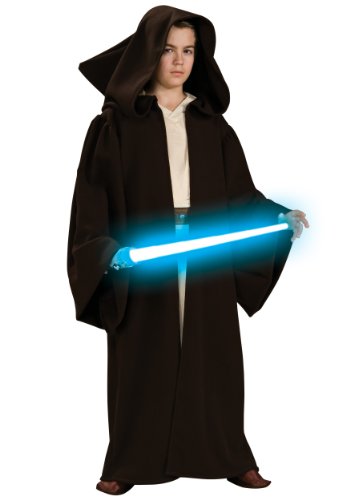 Rubies 883165-M Star Wars Jedi Kostüm, braun, M (5-7 años) von Rubies