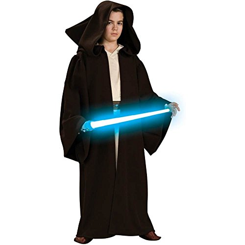 Star Wars Rubies Jedi-Kostüm Skywalker Premium für Kinder und Mädchen, Tunika mit Kapuze, Größe 5-7 Jahre, offizieller Karneval, Weihnachten, Halloween, Partys und Geburtstag von Star Wars