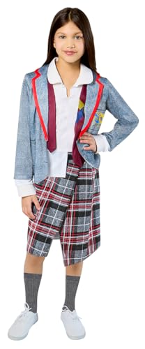 Rubies Astrid Klassische Uniform Kostüm für Mädchen, Hemd, Rock, Pullover und Krawatte, offizielle Lizenz Beetlejuice, Terror, Kinder, Tim Burton für Halloween, Karneval, Cosplay und Partys Rubies Astrid Klassische Uniform Kostüm für Mädchen, Hemd, Rock, Pullover und Krawatte, offizielle Lizenz Beetlejuice, Terror, Kinder, Tim Burton für Halloween, Karneval, Cosplay und Partys von Rubie's