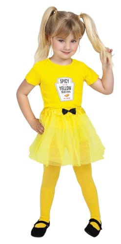 Rubies Baby Kostüm Senf für Jungen und Mädchen, T-Shirt und Rock Tutu und Strumpfhose, Baby Kleid für Karneval, Party und Cosplay von Rubies