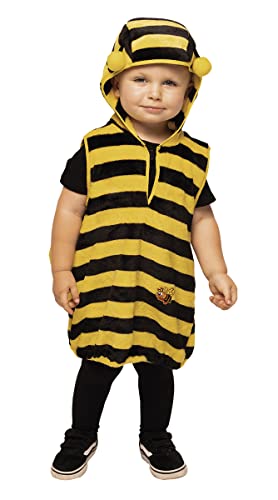 Rubies Biene Happy Kostüm für Babys von 1 bis 2 Jahren, Strampler mit Kapuze und Flügeln, für Karneval, Weihnachten, Geburtstag, Party, Halloween. Rubies Biene Happy Kostüm für Babys von 1 bis 2 Jahren, Strampler mit Kapuze und Flügeln, für Karneval, Weihnachten, Geburtstag, Party, Halloween. von Rubies