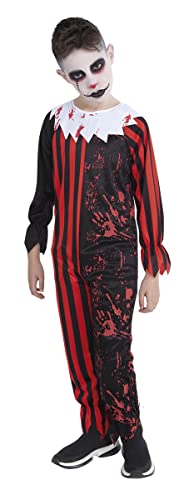 Rubies Clown Rufian Kostüm Kinder Original Clown Jumpsuit Halloween Weihnachten Karneval Geburtstag S8694-TW von Rubies