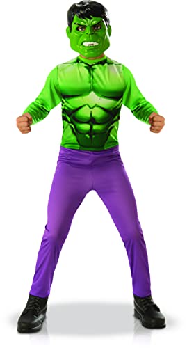 Rubies Costume Co I-640922M Hulk The Avengers Kostüm, Jungen, grün, M-5 à 6 ans-105 à 116 cm von Rubies Costume Co