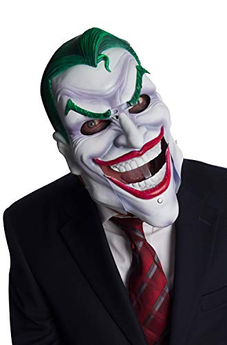 RUBIE'S Rubies DC Offizielle Joker-Maske für Erwachsene, mit Gelenken von RUBIE'S