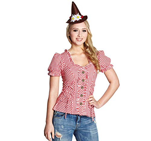 Rubies Damen-Bluse Adelheid, Gr. 38, rot kariert Rubies Damen-Bluse Adelheid, Gr. 38, rot kariert von Rubie's