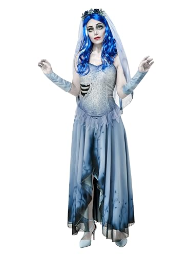 Rubies Damen Corpse Bride Emily Costume Dress and Veil Erwachsenenkostüme, wie abgebildet, Small von Rubie's