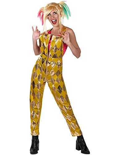 Rubies Damen Disfraz Mono Dorado Harley Quinn Birds of Prey Ad Kostüme, Multicolor, L Halloween Rubies Damen Disfraz Mono Dorado Harley Quinn Birds of Prey Ad Kostüme, Multicolor, L Halloween von Rubie's