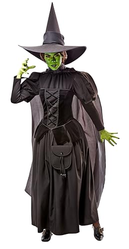 Rubies Damen Zauberer von Oz Wicked Witch Deluxe Kostüm Kleid Umhang Hut, wie abgebildet, Large Rubies Damen Zauberer von Oz Wicked Witch Deluxe Kostüm Kleid Umhang Hut, wie abgebildet, Large von Rubie's
