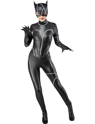 Rubies Deluxe Catwoman Kostüm für Erwachsene - Schwarz - Large von Rubie's