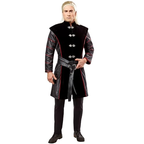 Rubies Offiziell House of Dragon Daemon Targaryen Herrenkostüm, Verkleidung für Herren, Größe Extra Large Rubies Offiziell House of Dragon Daemon Targaryen Herrenkostüm, Verkleidung für Herren, Größe Extra Large von Rubie's