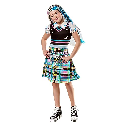Rubies Frankie Stien Classic Kostüm für Mädchen, Größe L, Kleid und Clip, offizielles Monster High Kostüm für Karneval, Weihnachten, Geburtstag, Party und Halloween. Halloween Rubies Frankie Stien Classic Kostüm für Mädchen, Größe L, Kleid und Clip, offizielles Monster High Kostüm für Karneval, Weihnachten, Geburtstag, Party und Halloween. Halloween von Rubie's