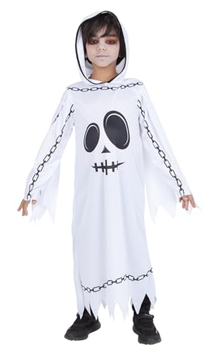 Rubies Ghost Ghost, Geisterkostüm mit Kapuze, offizielles Lizenzprodukt für Halloween, Trick, Cosplay und Karneval von Rubie's