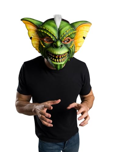 Rubies Gremlins Offizielle Maske für Erwachsene, PVC + Gremlins-Fell, Grün von Rubies