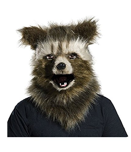 Rubies Guardians Of The Galaxy Vol. 2 Adult Rocket Raccoon Fur Mask Adult One Size von Rubie's