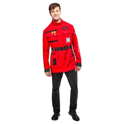 Rubies Herren-Jacke Ghostbusters Frozen Empire für Erwachsene, Rot, Schwarz, Weiß, M von Rubie's