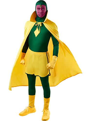 Rubie's 702720_XS Marvel Wandavision Vision Halloween Kostüm Herren Multi Halloween von Rubie's