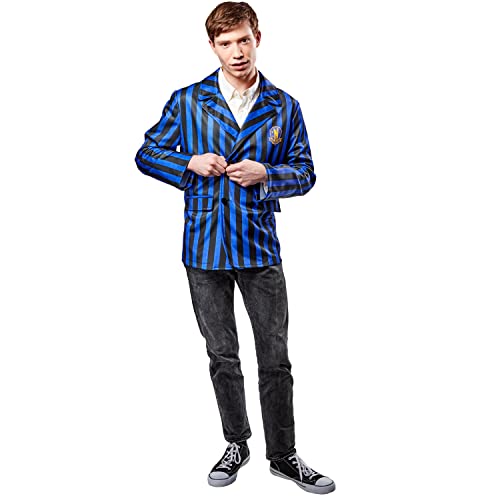 Rubie's Herren Wednesday Nevermore Academy Kostüm Jacke, wie abgebildet, Large von Rubie's