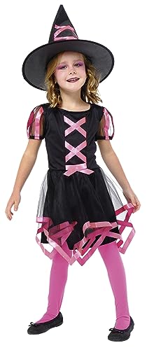Rubies Hexe Cuca Rosa Mädchen Kleid und Hut, offizielle Rubies für Halloween, Karneval, Geburtstag und Party Rubies Hexe Cuca Rosa Mädchen Kleid und Hut, offizielle Rubies für Halloween, Karneval, Geburtstag und Party von Rubie's