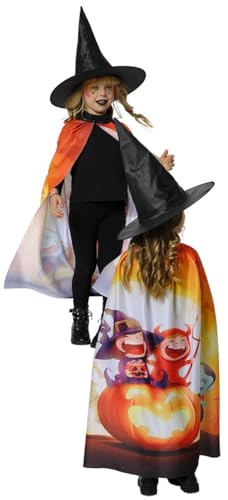 Rubies Hexe & Friends Kostüm Set für Mädchen und Jungen, Umhang und Hut, offizielle Halloween, Karneval, Party und Geburtstag von Rubies