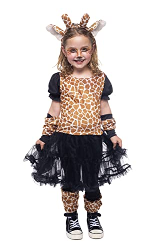Rubies Jirafa Tutu Kostüm für Mädchen, Kleid mit Tutu und Schwanz, Stirnband, Handschuhe, Halloween, Halloween, Weihnachten, Karneval und Geburtstag. Rubies Jirafa Tutu Kostüm für Mädchen, Kleid mit Tutu und Schwanz, Stirnband, Handschuhe, Halloween, Halloween, Weihnachten, Karneval und Geburtstag. von Rubie's