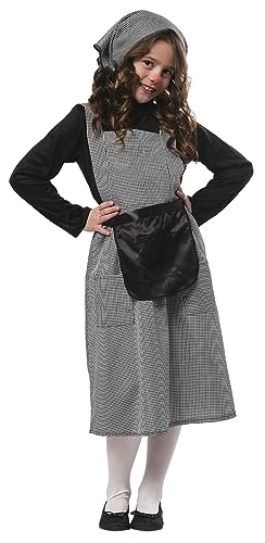 Rubies Kastanienkostüm für Mädchen, Kleid mit T-Shirt, Schal und Schürze, offizielle Rubies für Kastanien, Halloween, Karneval, Schulfeiern Rubies Kastanienkostüm für Mädchen, Kleid mit T-Shirt, Schal und Schürze, offizielle Rubies für Kastanien, Halloween, Karneval, Schulfeiern von Rubie’s