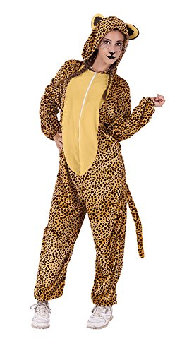 Rubies LEOPARDO AD Animal Kostüme für Erwachsene, Braun, Einheitsgröße (Rubie's S8443) von Rubies