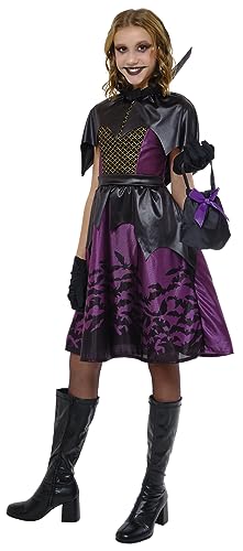 Rubies Lady Vampir-Kostüm für Mädchen, Kleid, Handschuhe, Sklavin und Tasche, offizielle Rubies für Halloween, Karneval, Geburtstage und Partys Rubies Lady Vampir-Kostüm für Mädchen, Kleid, Handschuhe, Sklavin und Tasche, offizielle Rubies für Halloween, Karneval, Geburtstage und Partys von Rubie’s