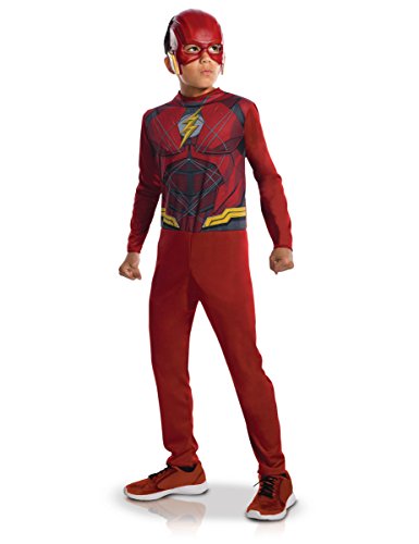 Rubies DC offizielles Kostüm The Flash – Einsteiger-Kostüm für Kinder Flash Justice League – Größe 5–6 Jahre, offizielles Kostüm mit Overall und Maske aus PVC Rubies DC offizielles Kostüm The Flash – Einsteiger-Kostüm für Kinder Flash Justice League – Größe 5–6 Jahre, offizielles Kostüm mit Overall und Maske aus PVC von Rubie's