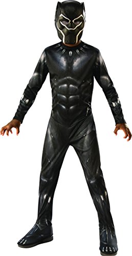 Marvel Avengers - Black Panther Kostüm für Kinder, Black Panther, Medium (Rubie'S 641046-M) von Marvel