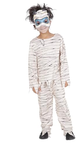 Rubies Mummias-Kostüm für Jungen und Mädchen, offizielles Lizenzprodukt mit Hose und Maske, für Halloween, Karneval, Cosplay und Partys Rubies Mummias-Kostüm für Jungen und Mädchen, offizielles Lizenzprodukt mit Hose und Maske, für Halloween, Karneval, Cosplay und Partys von Rubie's