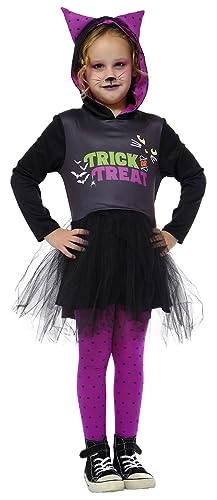 Rubies Niedliches Kätzchenkostüm Trick or Treat für Mädchen, offizielle Rubies, Kleid mit Kapuze und Strumpfhosen, für Halloween, Karneval, Geburtstag und Partys Rubies Niedliches Kätzchenkostüm Trick or Treat für Mädchen, offizielle Rubies, Kleid mit Kapuze und Strumpfhosen, für Halloween, Karneval, Geburtstag und Partys von Rubie’s