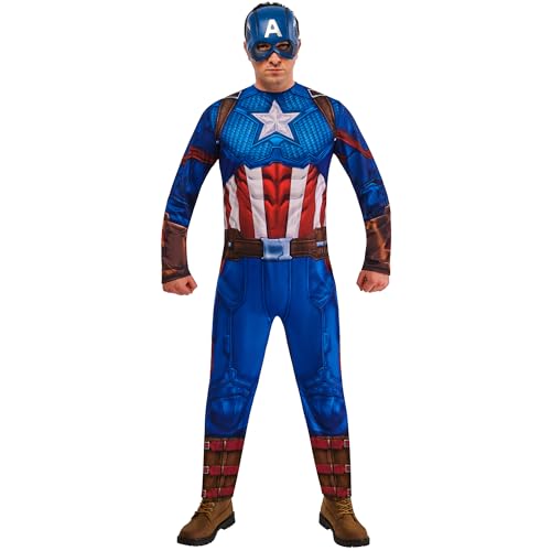 Rubies Offizieller Captain America Classic Erwachsene, Größe M von Rubie's