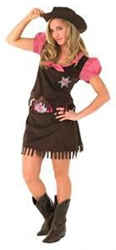 Rubies Offizielles Cowgirl-Kostüm – Medium Halloween von Rubie's