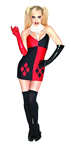 Rubies 880687 Rubie's Offizielles Superschurken-Kostüm Harley Quinn für Erwachsene, Größe M von Rubies