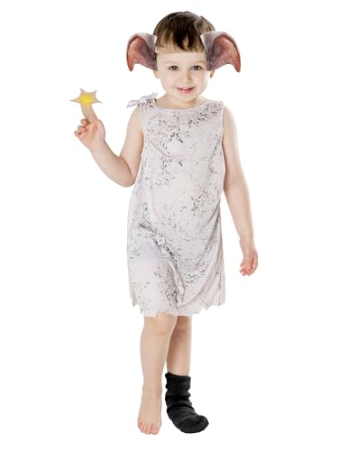 Rubies Offizielles Harry Potter Dobby-Kinderkostüm, Kinderkostüm, Alter 12–24 Monate, Halloween, Halloween von Rubie's
