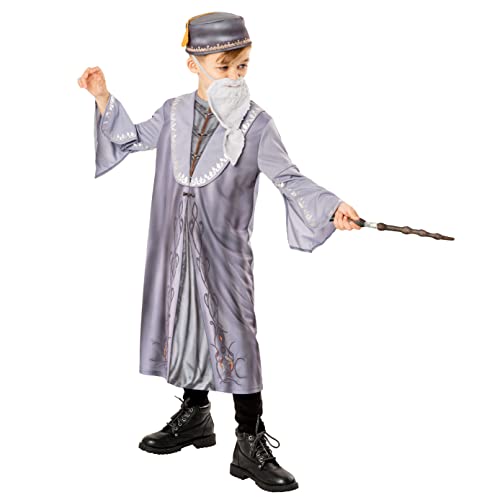 Rubies Offizielles Harry Potter Dumbledore Kinderkostüm, Buchtag, Kinderkostüm, Alter 5–6 Jahre, Halloween, Halloween von Rubie's
