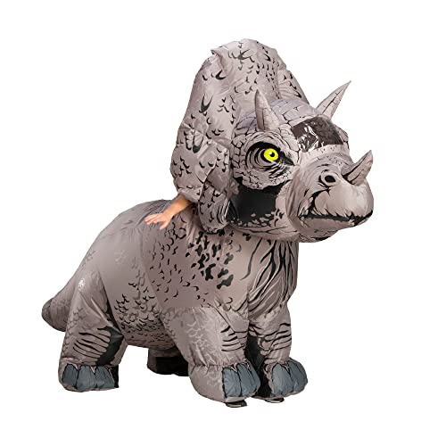 Rubie's Offizielles Jurassic World Triceratops Aufblasbares Dinosaurier-Kostüm, Einheitsgröße von Rubie's