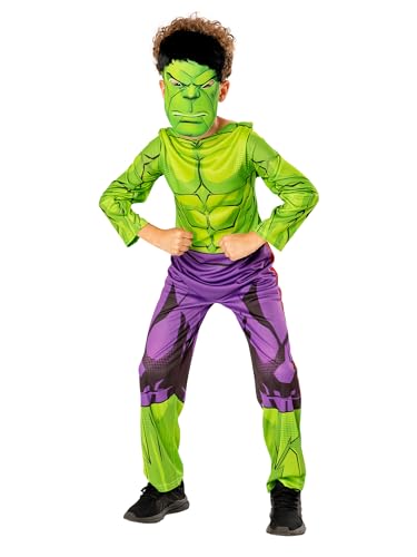 Rubies Offizielles Marvel Avengers Hulk Kinderkostüm, grüne Kollektion, Kinder-Superhelden-Kostüm, Halloween, Halloween Rubies Offizielles Marvel Avengers Hulk Kinderkostüm, grüne Kollektion, Kinder-Superhelden-Kostüm, Halloween, Halloween von Rubie's
